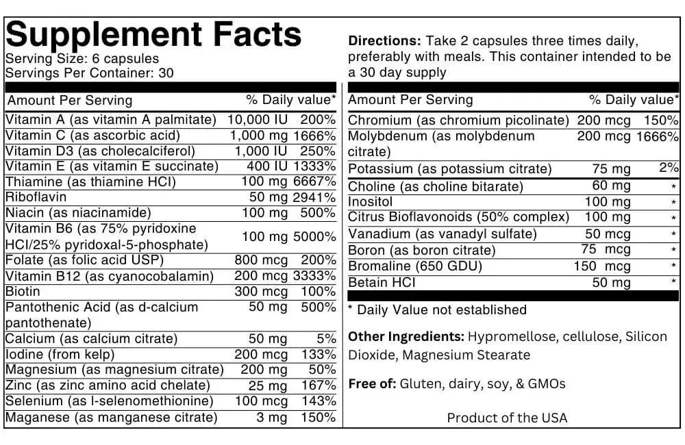 Gold Multi-Vitamin drdharma.com
