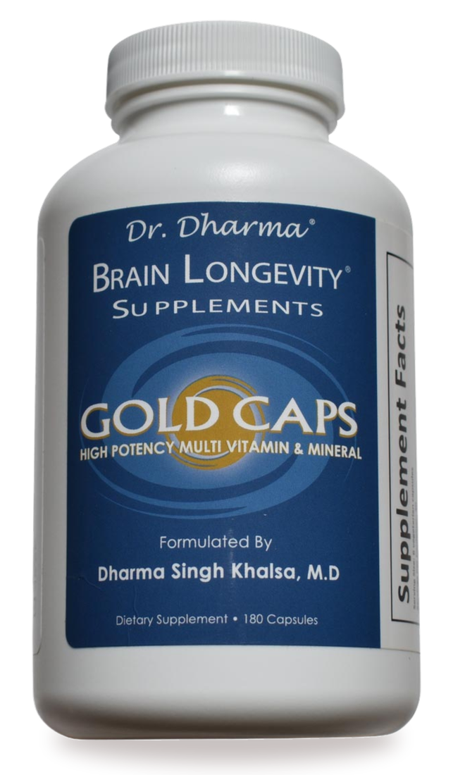 Gold Multi-Vitamin bottle